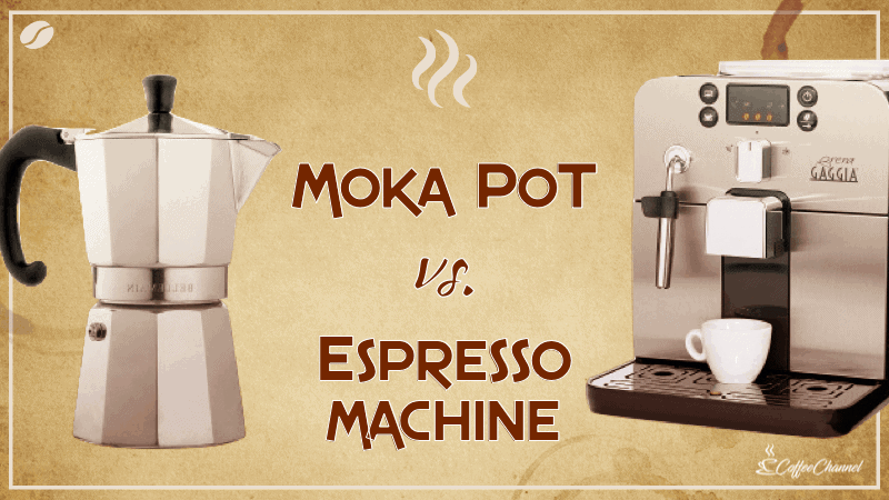 Moka Pot vs Espresso Machine