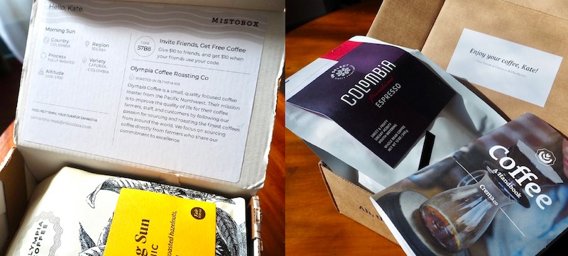 Mistobox与Crema咖啡订阅